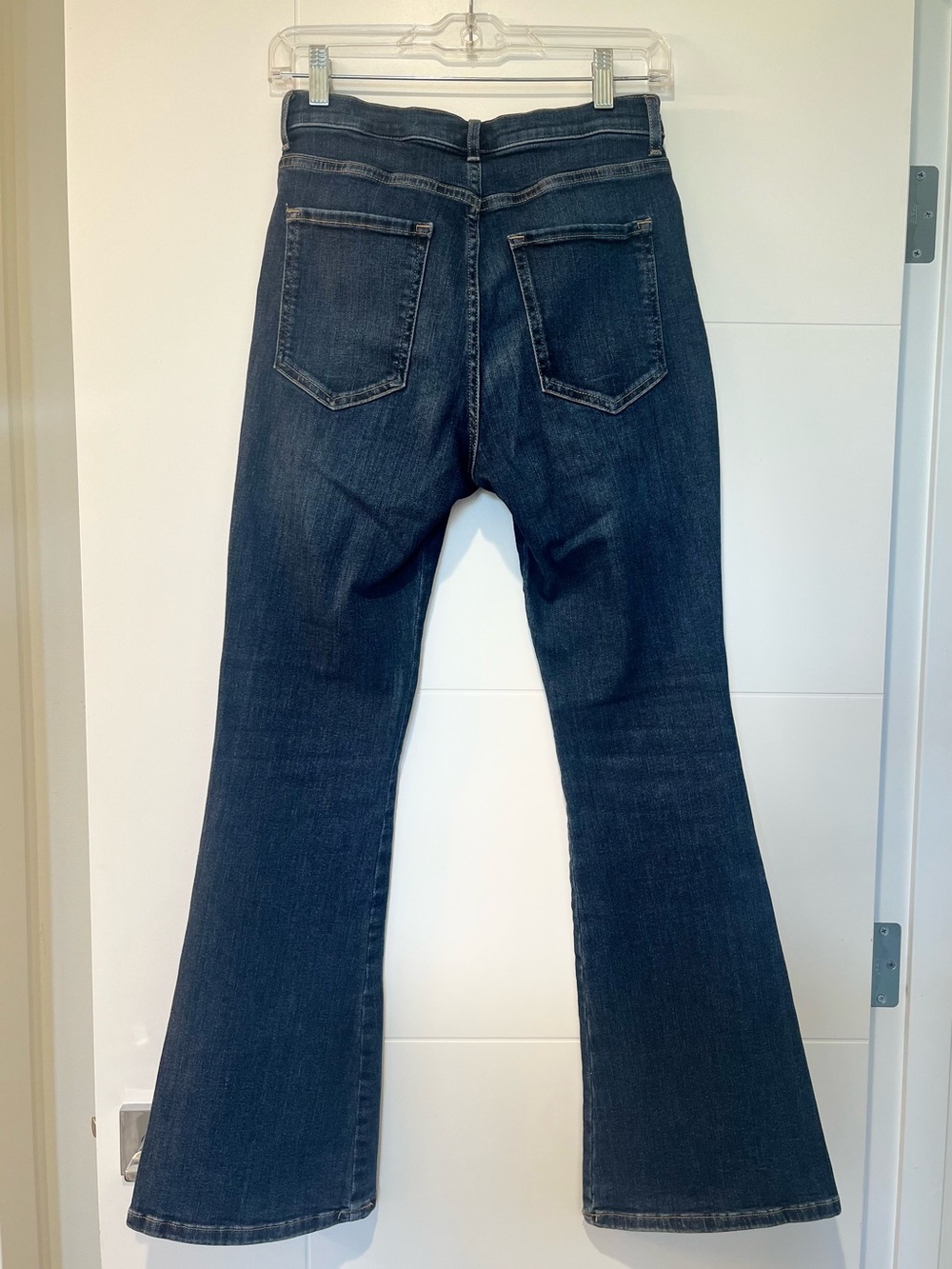 Banana Republic Dark Indigo High-Rise Flare Jeans - Picture 2 of 6